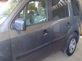 2012 HONDA PILOT, GRAY, LX, 3.5L, AT, FWD,  A25081